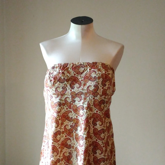Hand Crafted Dresses & Skirts - Handmade Midi Dress Paisley Women's Size Large